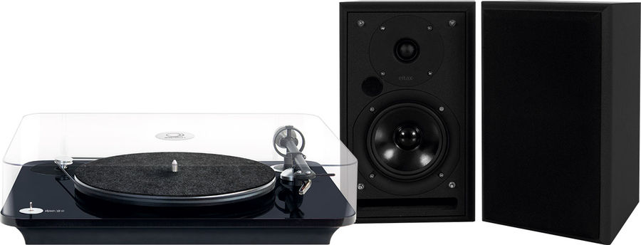 Chaînes vinyle Eltax Monitor III BT Phono Noir + Alpha 50 Noir