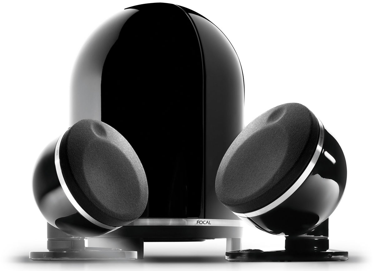 Enceintes compactes Focal Dôme 2.1 Noir