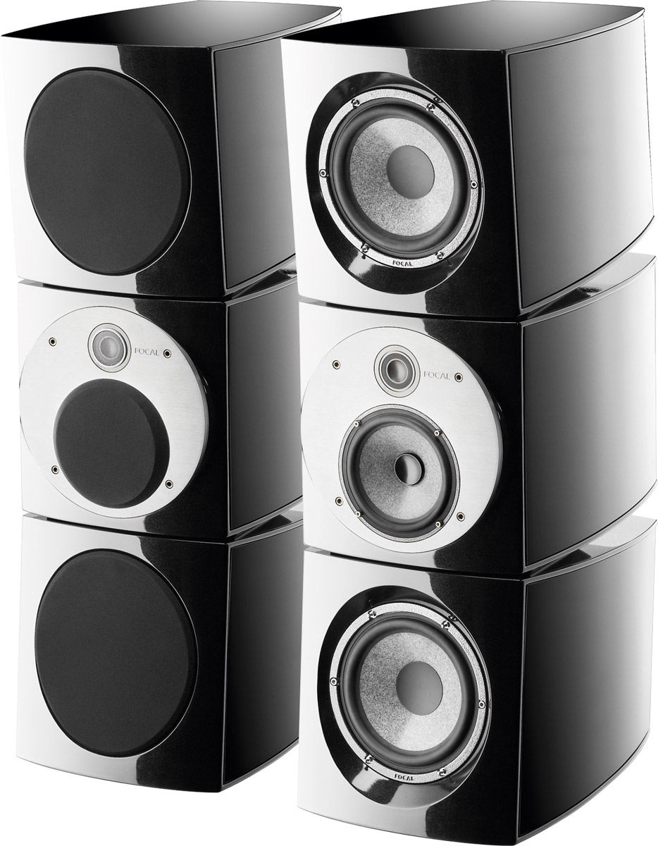 Enceintes colonne Focal Viva Utopia Noir Laqué (la paire)