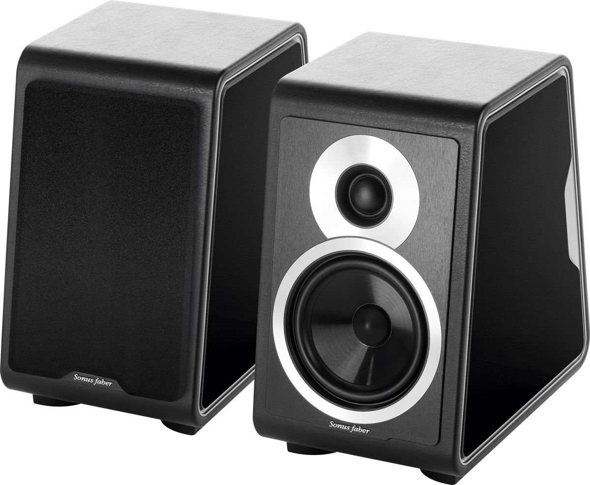 Enceintes compactes Sonus Faber Chameleon B flancs noirs