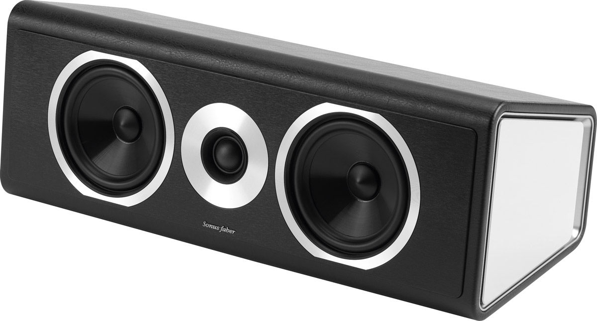 Enceintes centrales Sonus Faber Chameleon C flancs blancs