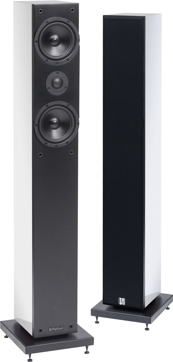 Enceintes colonne Highland Audio Oran 4305 Blanc laqué