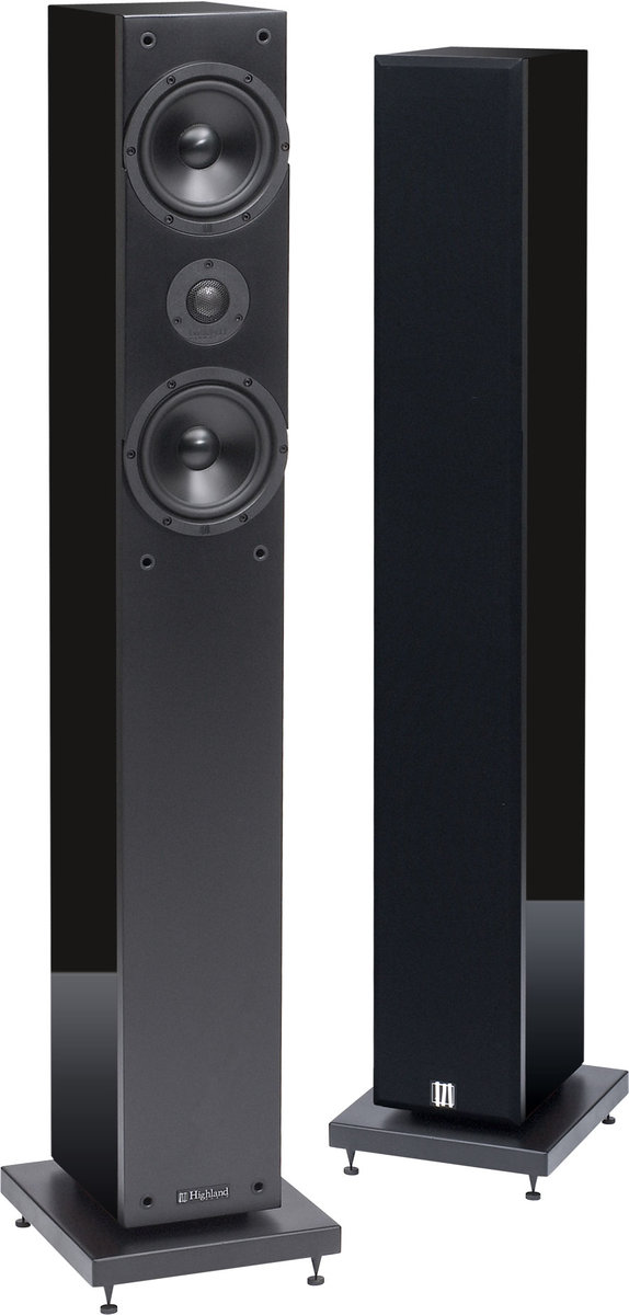 Enceintes colonne Highland Audio Oran 4305 Noir laqué