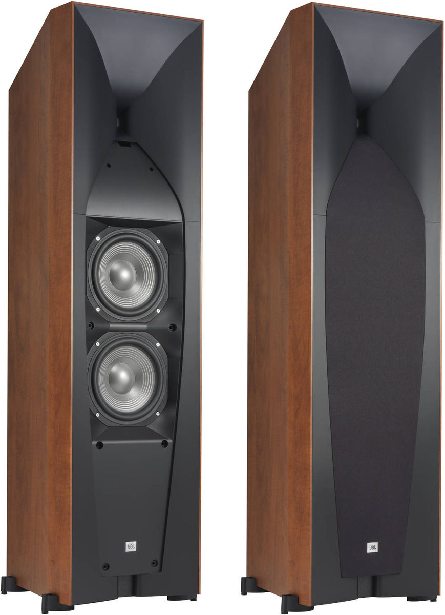 Jbl Studio 590 Merisier Enceintes Colonne Sur Son Video Com