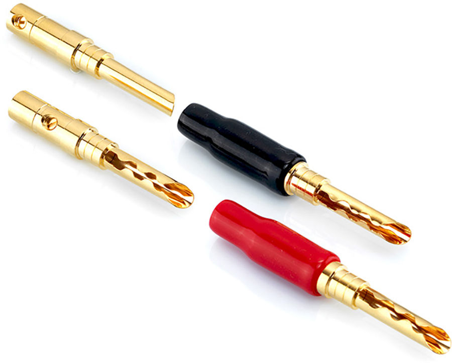 Fiches bananes Atohm WT-MB53-G (la paire)