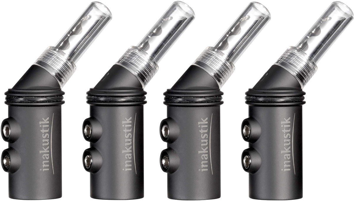 Fiches bananes Inakustik Referenz BFA-103 45 (lot de 4 avec clé)