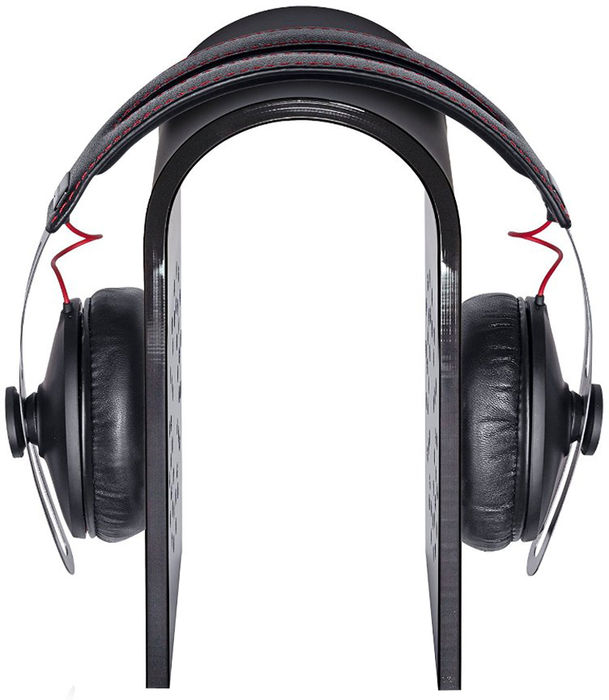 Support Casque Acrylique Pour écouteurs – Plateau De Rangement Design Noir Universel