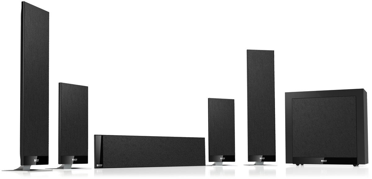 Packs d'enceintes compactes KEF T205 Noir