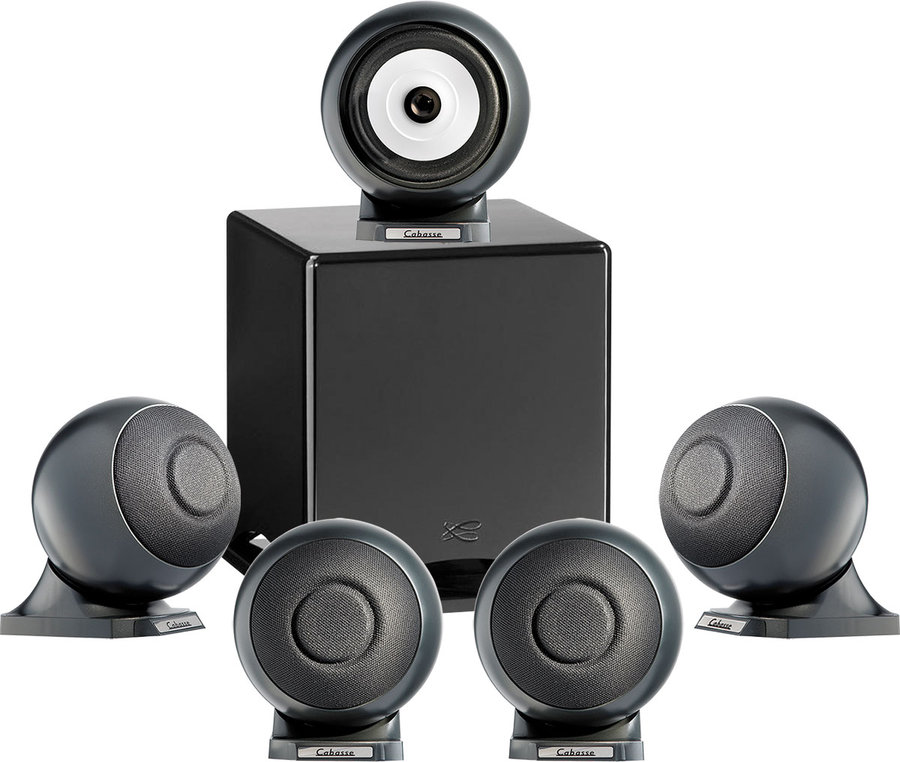 Packs d'enceintes compactes Cabasse iO2 System Noir Laqué