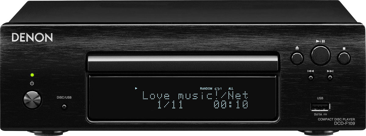 Denon DCD-F109 Noir - Lecteurs CD sur Son-Vidéo.com