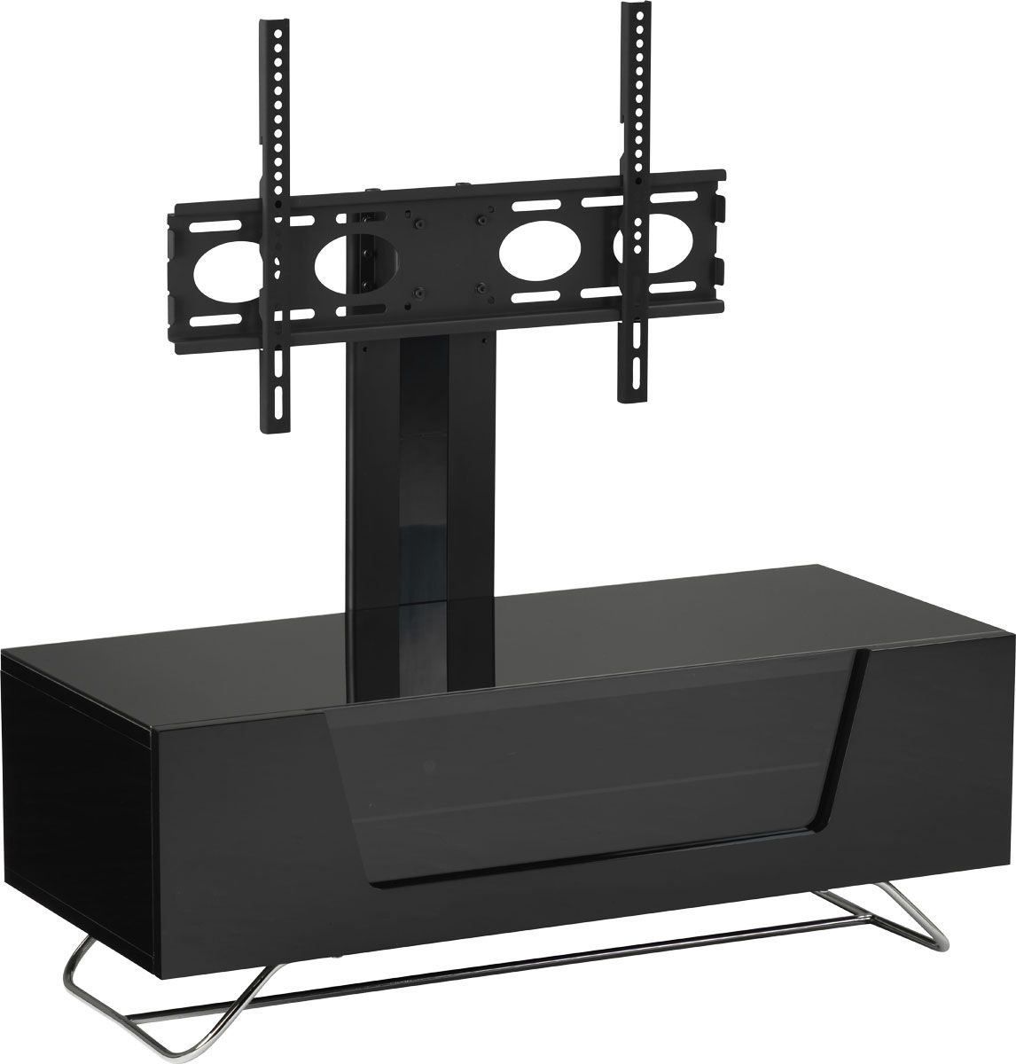 Meubles avec support Alphason Chromium 2 Cantilever Noir