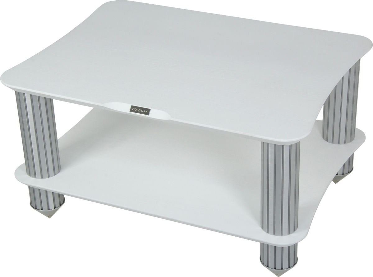 Meubles hi-fi Cold Ray Base 225 Silver / Blanc