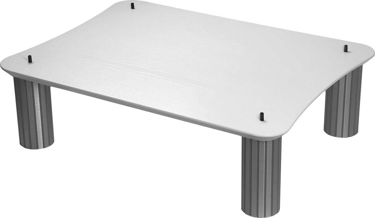 Meubles hi-fi Cold Ray Level 180 Silver / Blanc