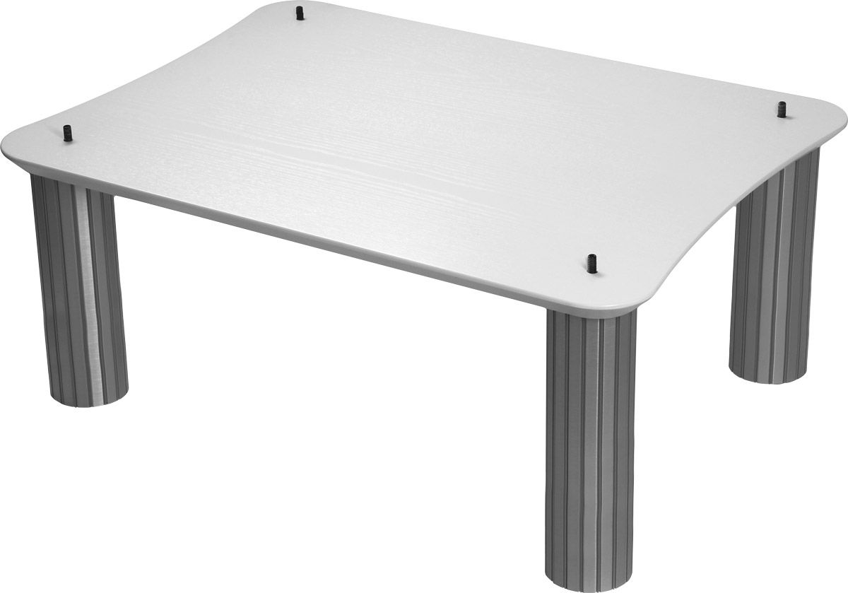 Meubles hi-fi Cold Ray Level 325 Silver / Blanc