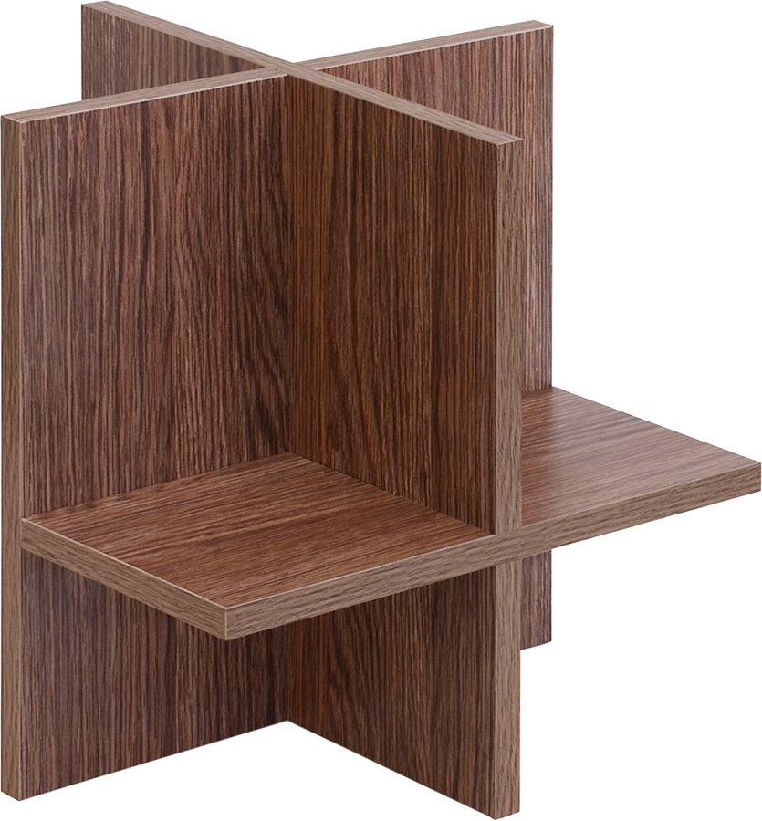 Meubles vinyle Zomo VsBox Divider Noyer
