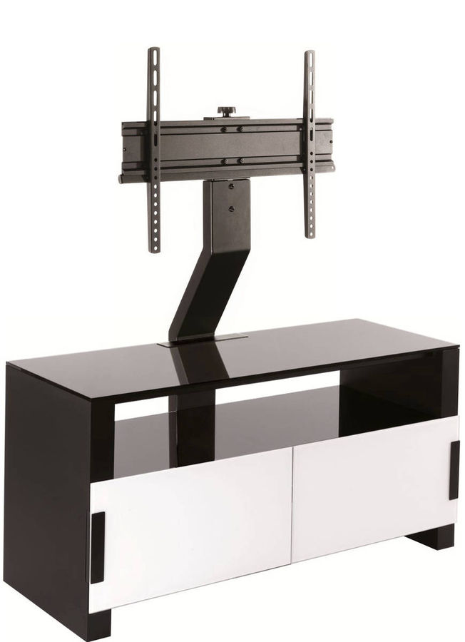 Meubles avec support Erard Bilt 1100 (3 plateaux) Blanc + Colonne