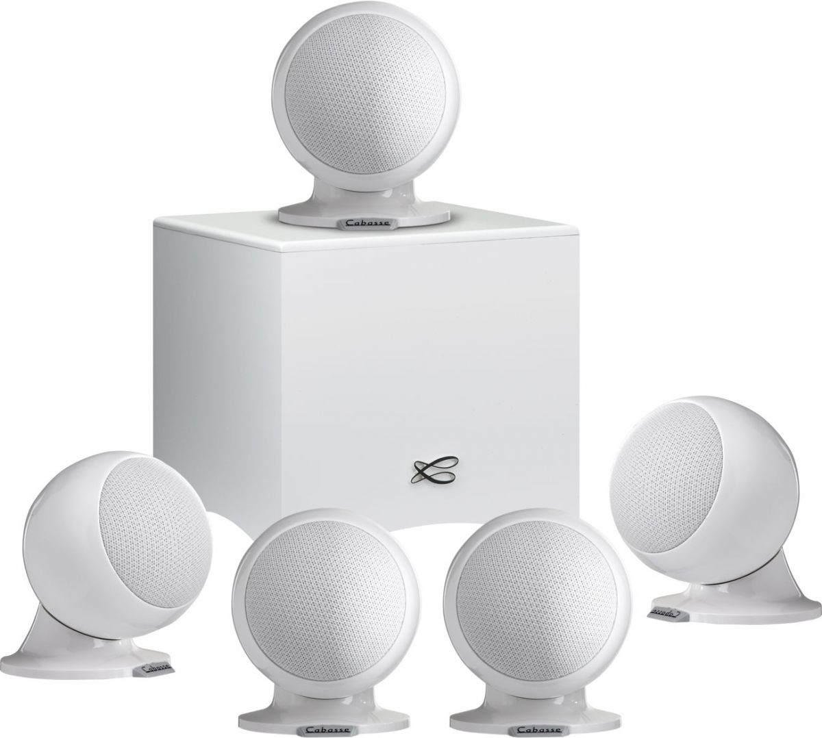 Packs d'enceintes compactes Cabasse Alcyone 2 5.1 Blanc