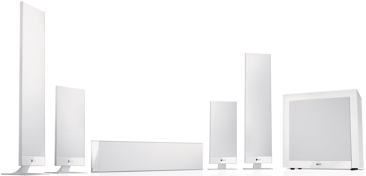 Packs d'enceintes compactes KEF T205 Blanc