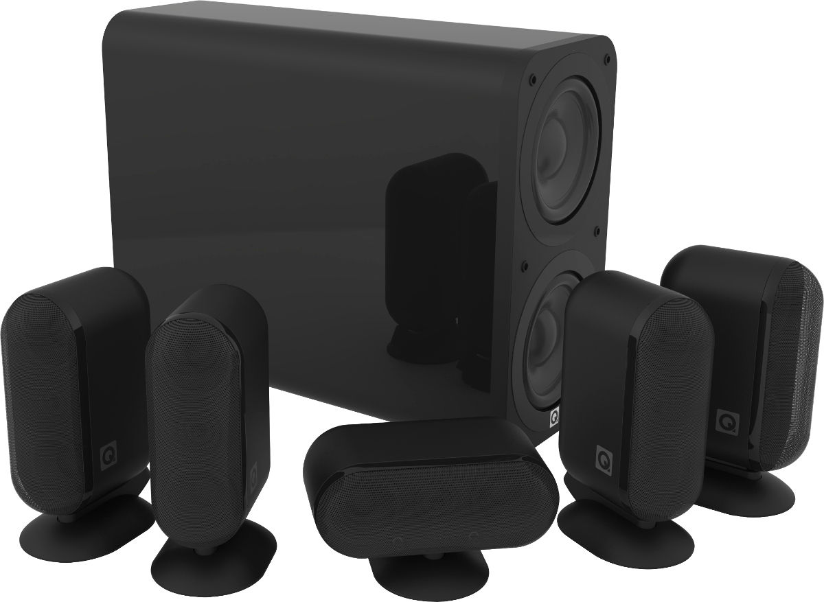 Packs d'enceintes compactes Q Acoustics Q7000i 5.1 Plus Noir