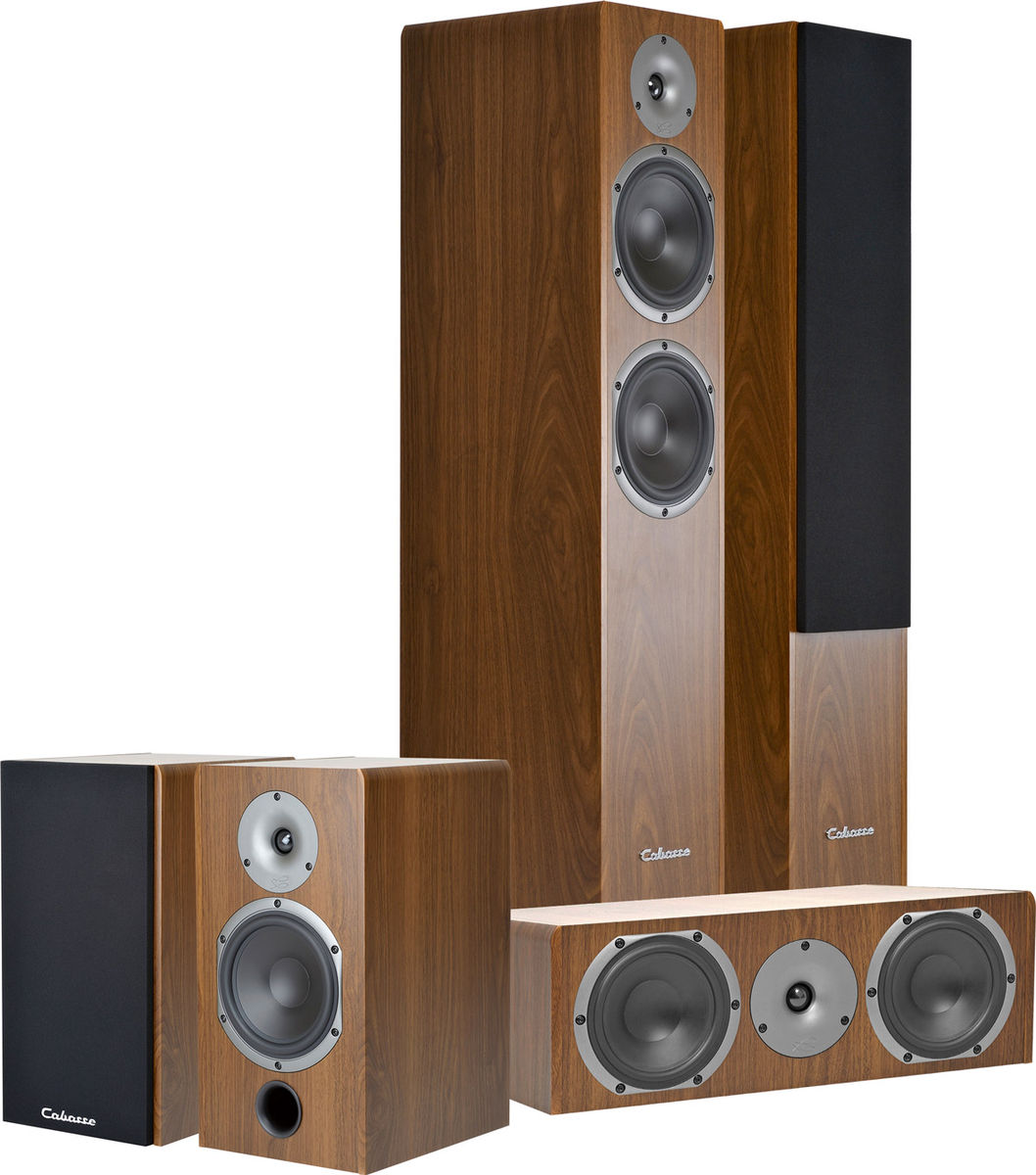 Packs d'enceintes grand spectacle Cabasse MT32 Jersey Cinéma Noyer