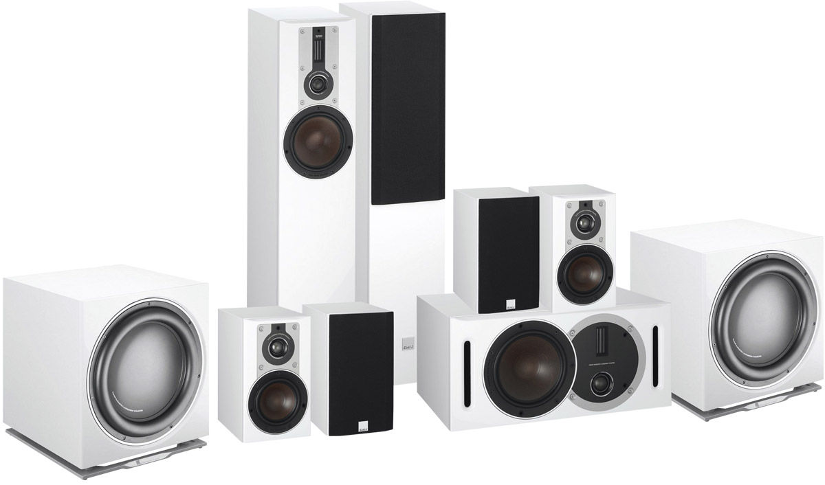 Packs d'enceintes grand spectacle Dali Opticon 5 system 7.2 blanc