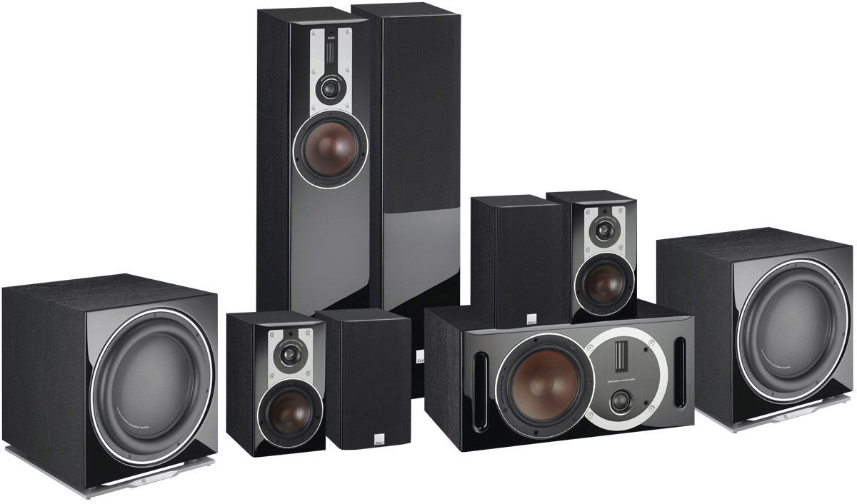 Packs d'enceintes grand spectacle Dali Opticon 5 system 7.2 noir