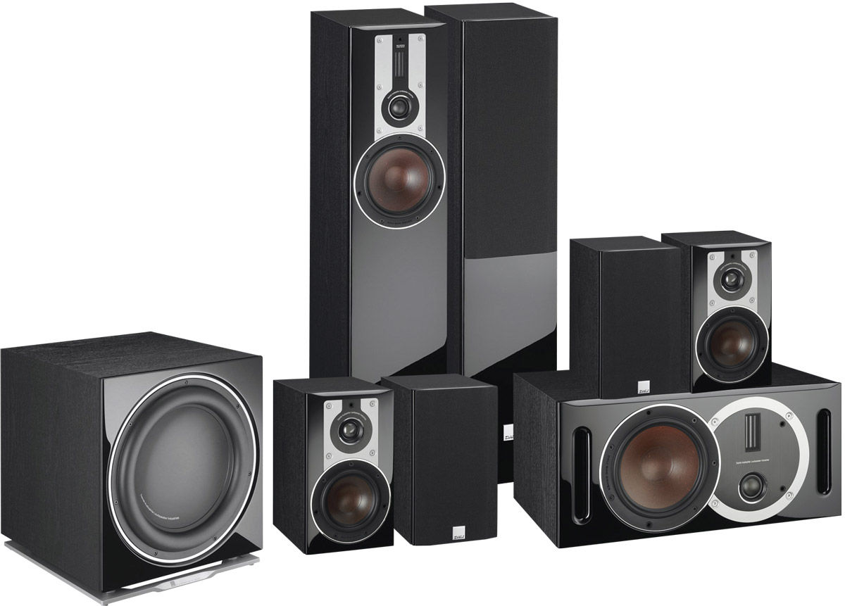 Packs d'enceintes grand spectacle Dali Opticon 5 system 7.1 noir