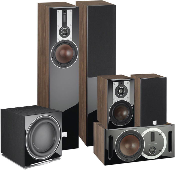 Packs d'enceintes grand spectacle Dali Opticon 5-1 HC 5.1 Noyer