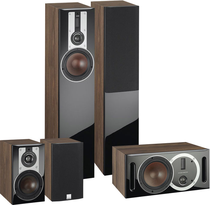 Packs d'enceintes grand spectacle Dali Opticon 5-1 HC 5.0 Noyer