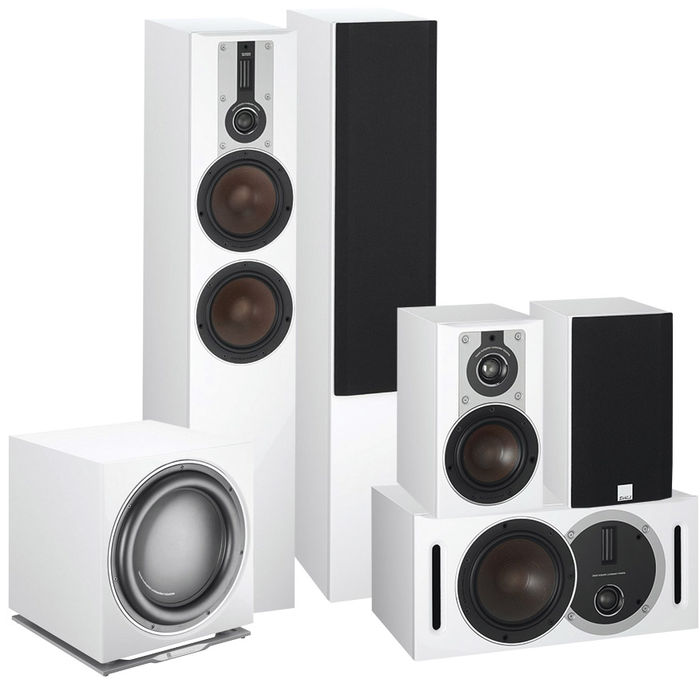 Packs d'enceintes grand spectacle Dali Opticon 6 system 5.1 Blanc