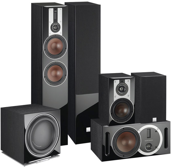 Packs d'enceintes grand spectacle Dali Opticon 6 system 5.1 Noir