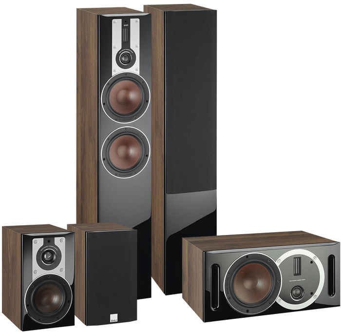 Packs d'enceintes grand spectacle Dali Opticon 6-1 Noyer