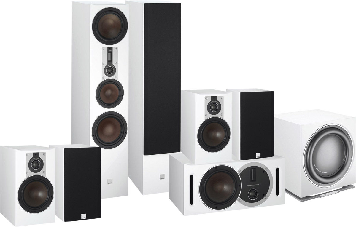 Packs d'enceintes grand spectacle Dali Opticon 8 system 7.1 Blanc