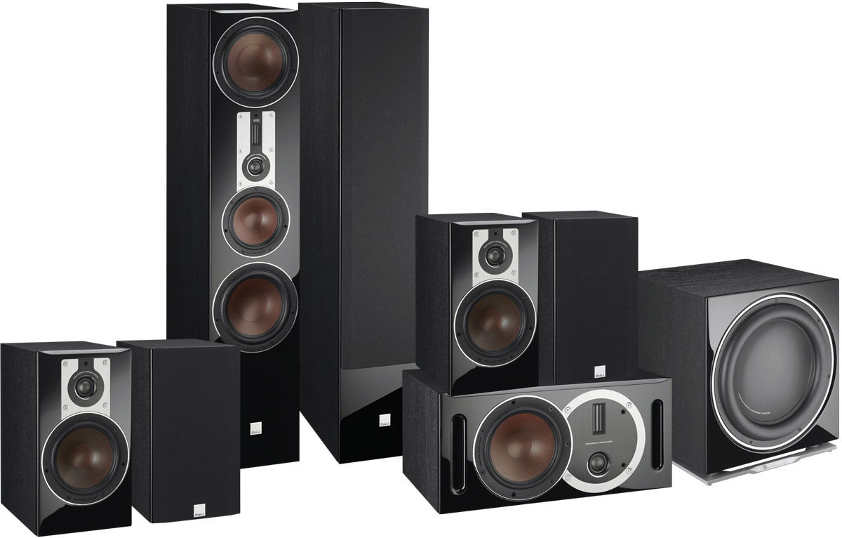 Packs d'enceintes grand spectacle Dali Opticon 8 system 7.1 Noir