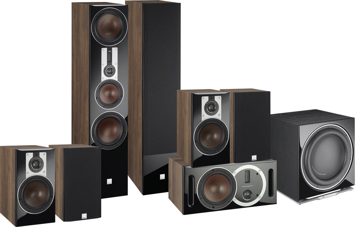 Packs d'enceintes grand spectacle Dali Opticon 8 system 7.1 Noyer