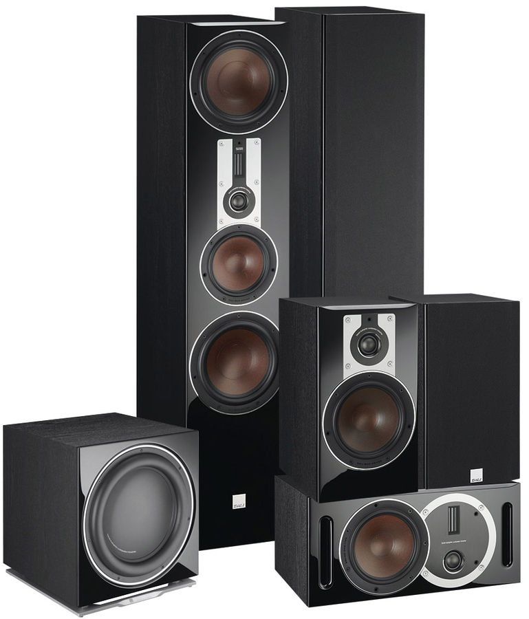 Packs d'enceintes grand spectacle Dali Opticon 8 system 5.1 Noir