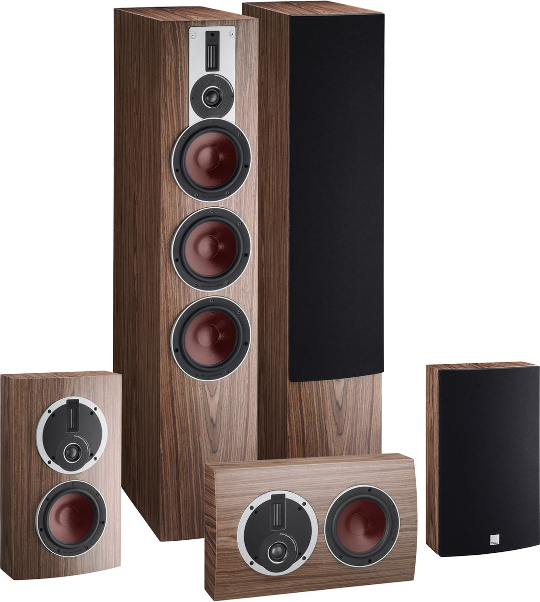 Packs d'enceintes grand spectacle Dali Rubicon 8 Cinema Noyer