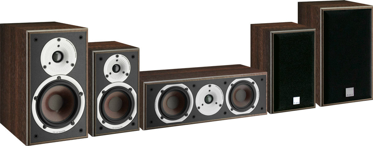 Packs d'enceintes grand spectacle Dali Spektor 2 System Noyer