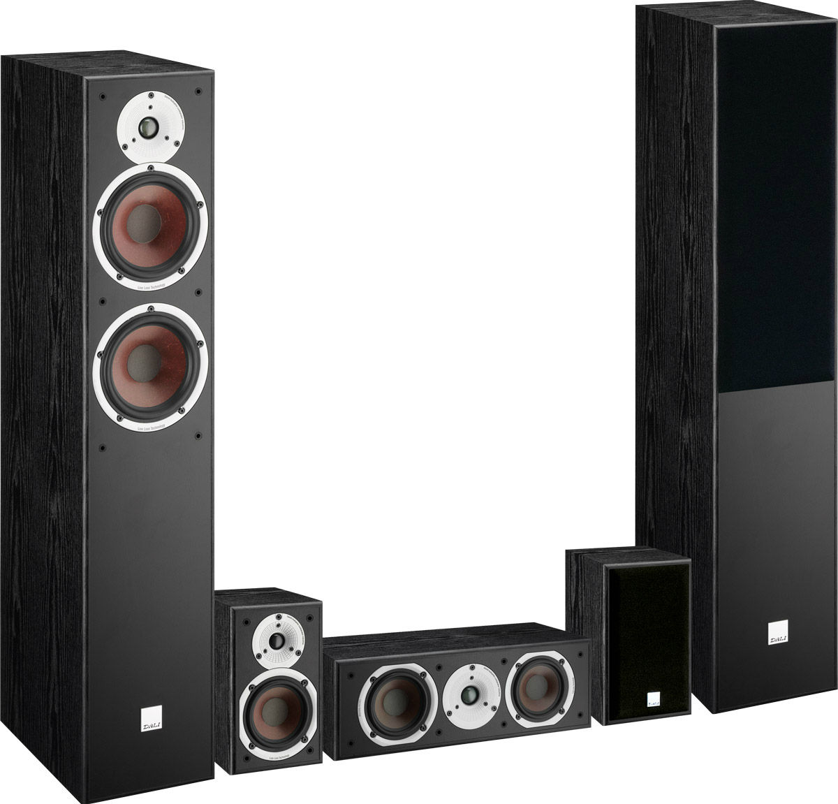 Packs d'enceintes grand spectacle Dali Spektor 6 System Noir