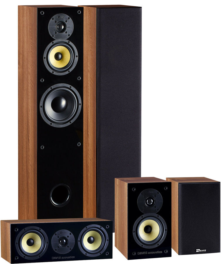 Packs d'enceintes grand spectacle Davis Acoustics Davis Balthus 50 Cinéma Noyer