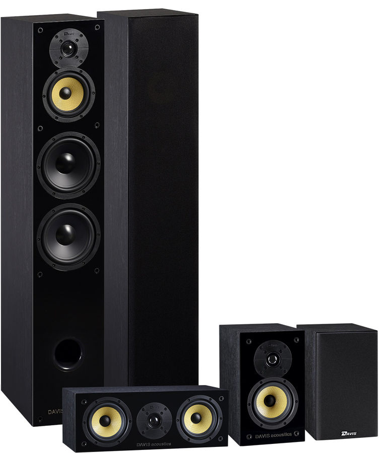 Packs d'enceintes grand spectacle Davis Acoustics Davis Balthus 70 Cinéma Noir