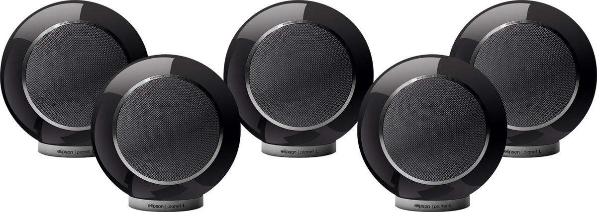 Packs d'enceintes grand spectacle Elipson Planet L System Noir