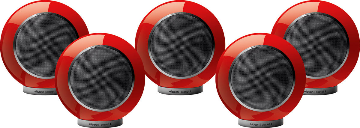 Packs d'enceintes grand spectacle Elipson Planet L System Rouge