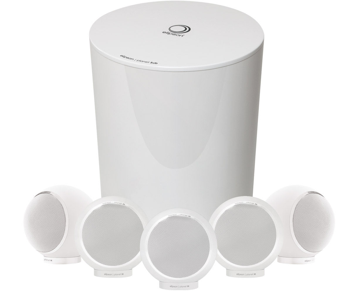 Packs d'enceintes compactes Elipson Planet M 5.1 Mercury Ice