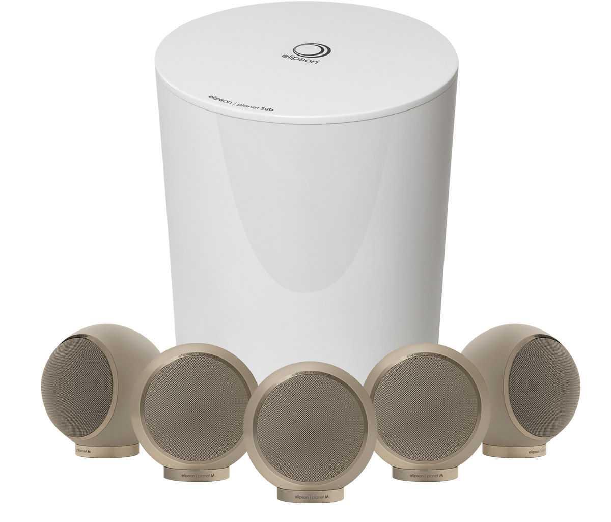 Packs d'enceintes compactes Elipson Planet M 5.1 Saturn Dust