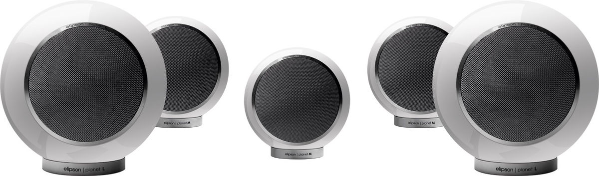 Packs d'enceintes compactes Elipson Planet ML Blanc laqué