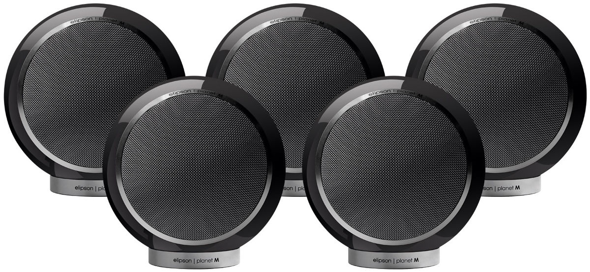 Packs d'enceintes compactes Elipson Planet M 5.0 Noir