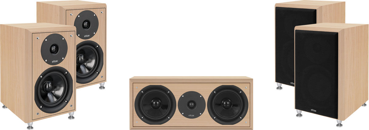 Packs d'enceintes compactes Eltax Monitor 33 HC Hêtre