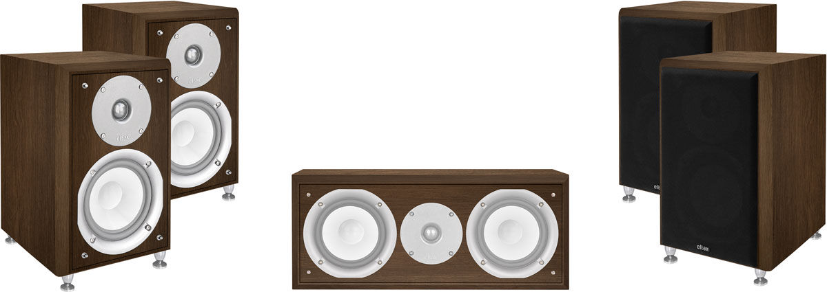 Packs d'enceintes compactes Eltax Monitor 33 HC Noyer