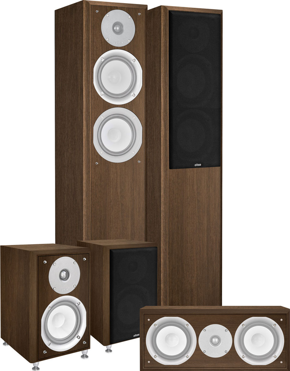 Packs d'enceintes grand spectacle Eltax Monitor 93 HC Noyer
